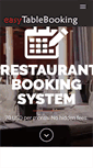 Mobile Screenshot of easytablebooking.com