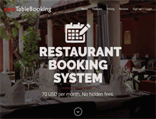 Tablet Screenshot of easytablebooking.com